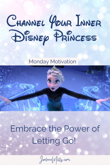 Disney Princess Elsa with the words Channel Your Inner Disney Princess and empb